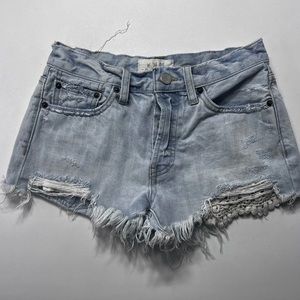 Free people Jean shorts size 25